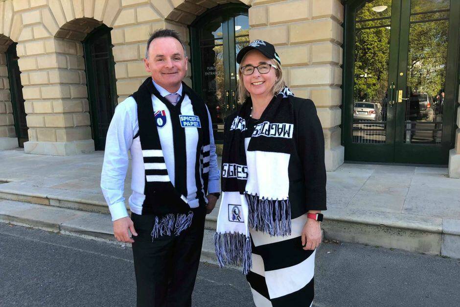 David and Michelle O'Byrne are "heartbroken" at the death of their father Brian O'Byrne a Labor stalwart, and lover of the Collingwood Football Club.