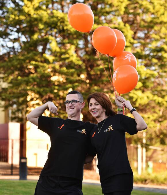 SUPPORTED: Ben Gower and mum Jo Ryan are raising awareness of Fragile X. Picture: Scott Gelston.