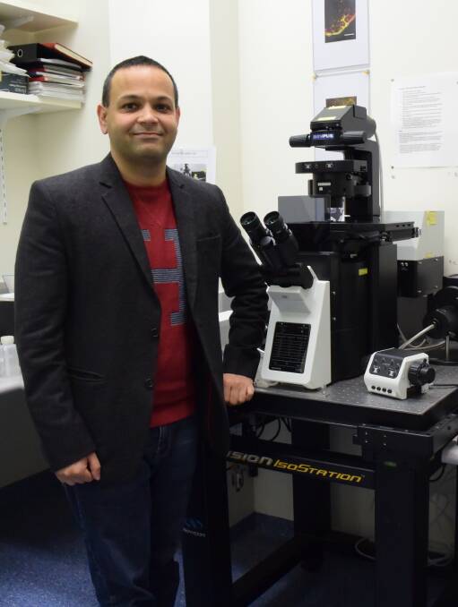 AWARD-WINNING: University of Tasmania academic Dr Sukhwinder Sohal has been recognised for his research. Picture: Emily Baker