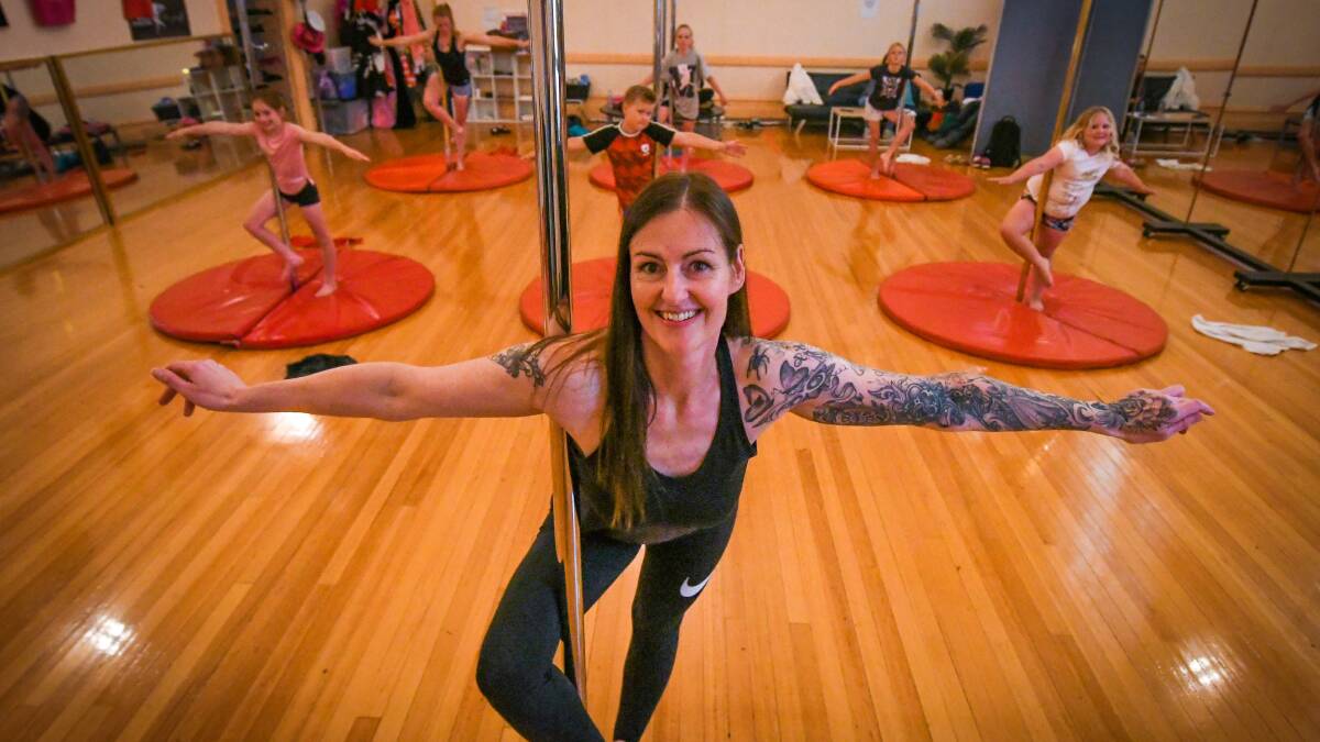 Bringing pole fitness classes to the next generation
