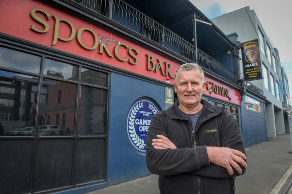 Stress relieved: Commercial Hotel owner Garry Laskey is looking forward to relaxing. Picture: Paul Scambler