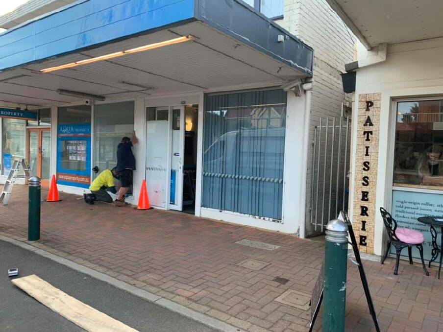 MOVING OUT: The site of the former ANZ branch at Scottsdale. Picture: Supplied/Tania Rattray