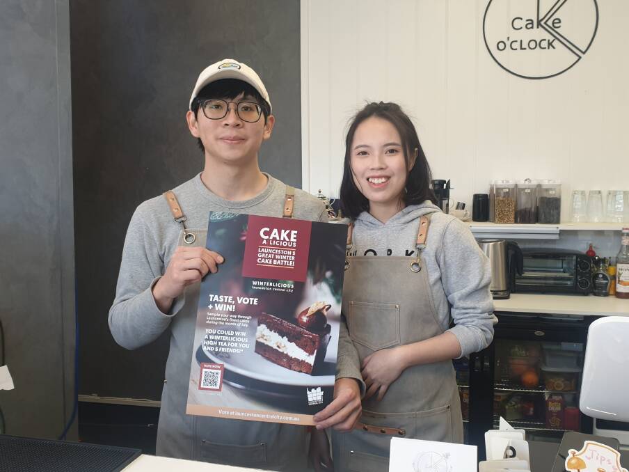 BAKING TIME: Cake O'Clock owners Owen Koh and Lin Luo are taking part in this year's Cakealicious event. Picture: Supplied