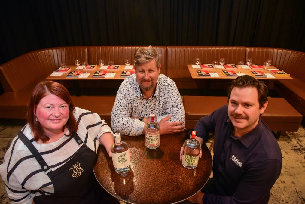 Tasting time: Natalie Fryer, Darren McKenna and Justin Turner ahead of the world record attempt. Pictures: Paul Scambler