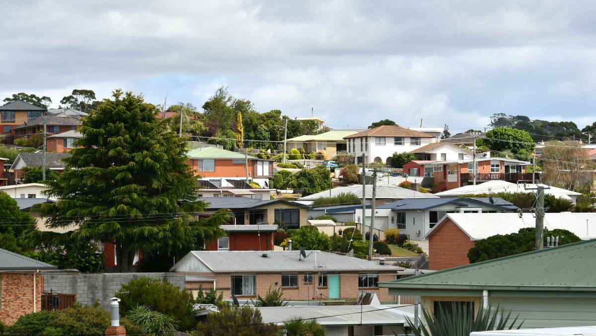 Tasmanian home lending is up 12.9 per cent on its decade average, according to the latest CommSec State of the States report. Picture: Brodie Weeding 