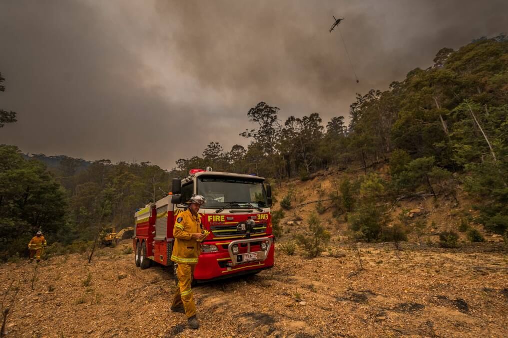 Recovery and restoration grants are being made available to residents in the Break O'Day council area whose homes have either been damaged or destroyed in the Fingal fires. Picture: Phillip Biggs