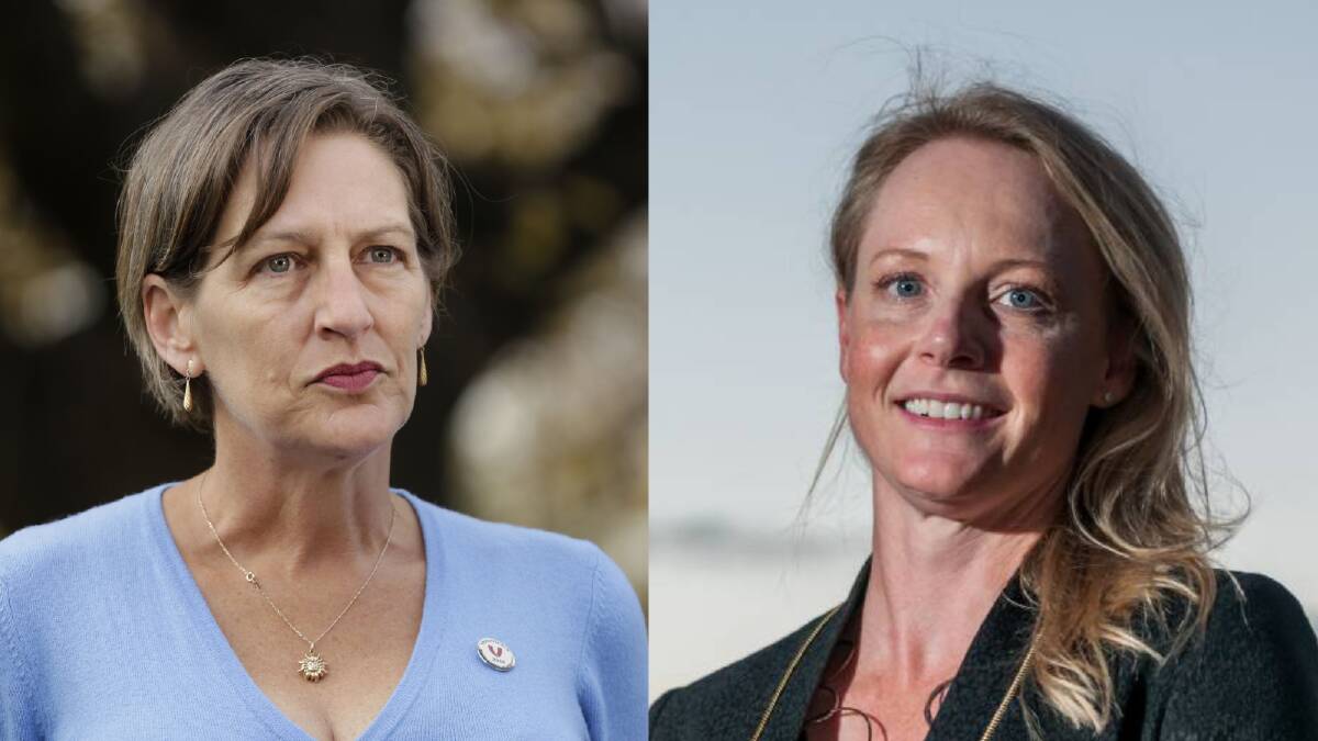 Greens leader Cassy O'Connor (left) says the judging process for the Tasmanian Honour Roll of Women has been 'politicised', after a nomination for Christine Milne was again rejected. But Minister for Women, Sarah Courtney (right), says the process is undertaken 'at arm's length of government'.