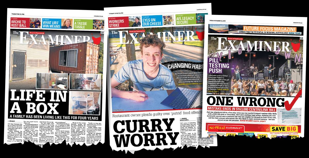 NEWS AGENDA: A wide range of stories captured the attention of The Examiner's readers this year. There were welfare and housing woes, shocking food and hygiene revelations and the tale of a couple who left everything behind and hit the road.