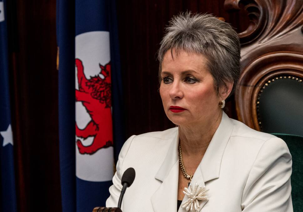 Speaker of the House of Assembly Sue Hickey, a Clark Liberal MHA, has announced she will run as an independent candidate at the next state election. Picture: Phillip Biggs
