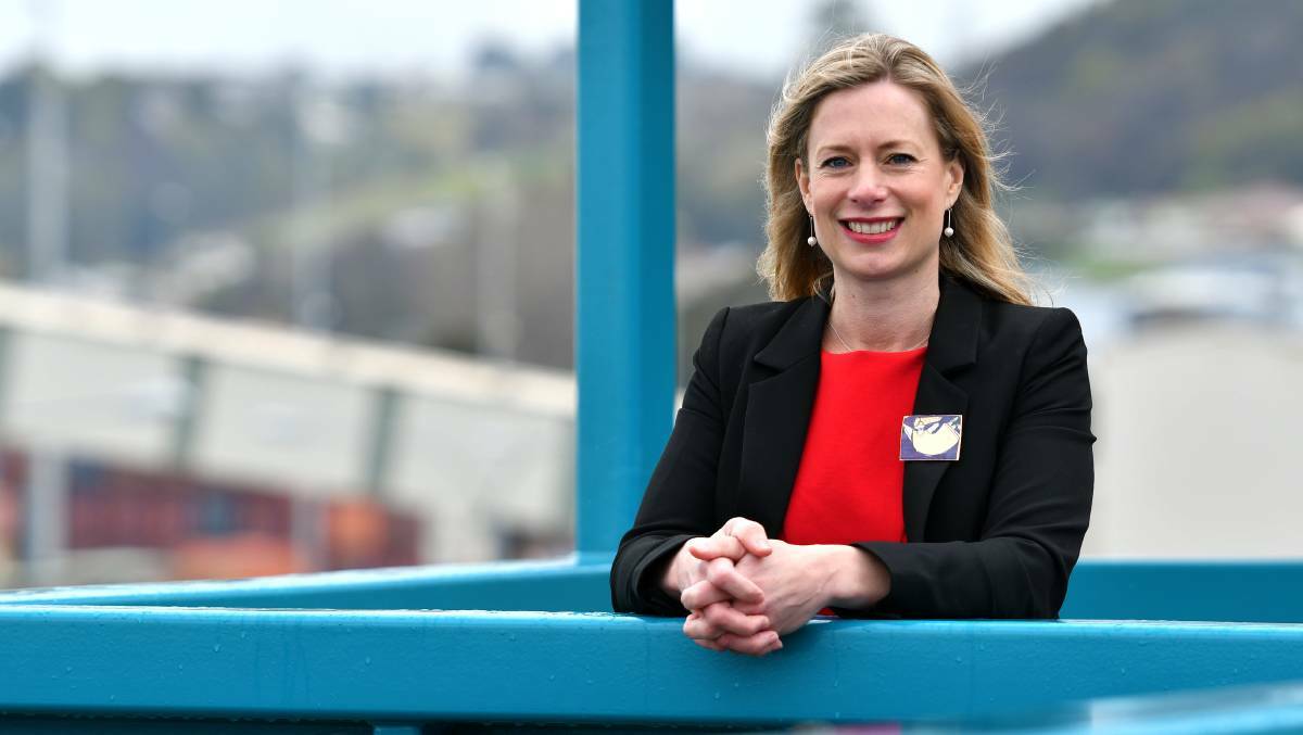 Labor leader Rebecca White has laid out the party's agenda for 2020, highlighting an intention to focus on Tasmanians living below the poverty line. Picture: Brodie Weeding
