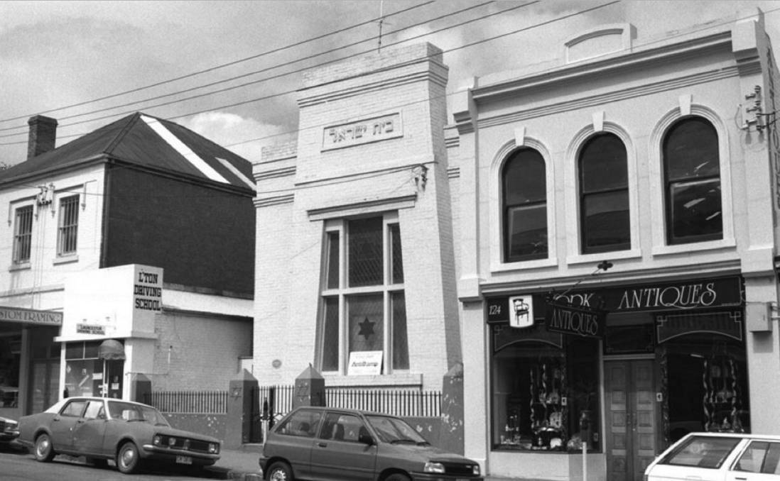 SACRED: The Launceston Synagogue, pictured here in 1992, has been located on St John Street since 1846. It's the second-oldest synagogue in Australia. Picture: QVMAG