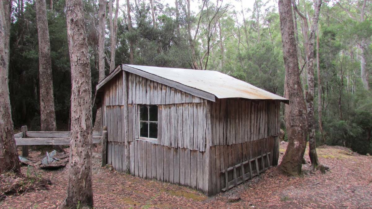 A Heritage Tasmania official has raised with colleagues his belief that the actual Churchill's Hut was destroyed almost 90 years ago. This is how the Churchill's Hut listed on the Tasmanian Heritage Register appeared prior to this year's bushfires, in which it burned down. Picture: Denis Jeffery