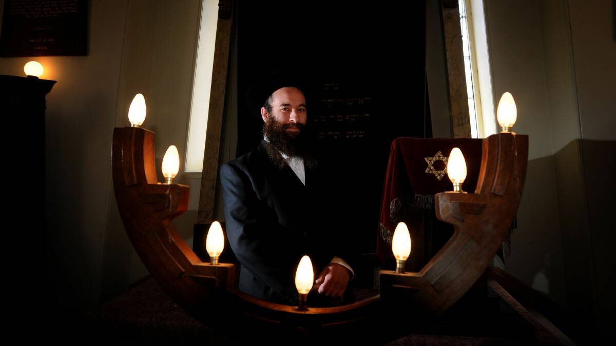 LEARN YOUR HISTORY: Launceston rabbi Yochanan Gordon says education is one of the keys to stamping out anti-Semitism and other forms of discrimination in the Tasmanian community. Picture: Geoff Robson