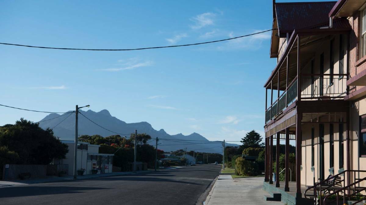 Patrick Street at Whitemark on Flinders Island. Picture: Sarah Rhodes