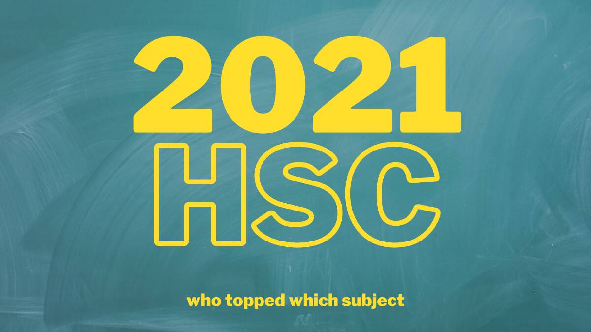 Here's who topped each subject in the HSC