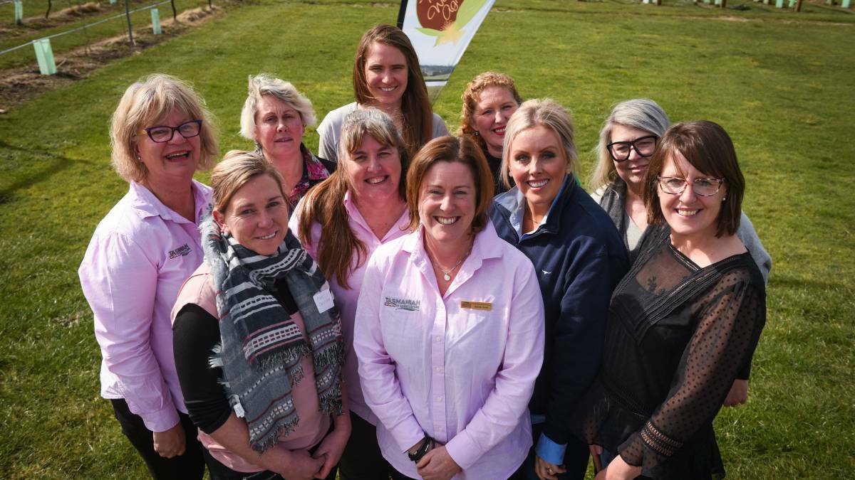 Members of the 2018-19 Tasmanian Women in Agriculture board. Picture: Paul Scambler