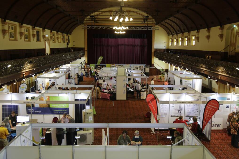 Over 30 exhibitors filled Launceston's Albert Hall for the expo.