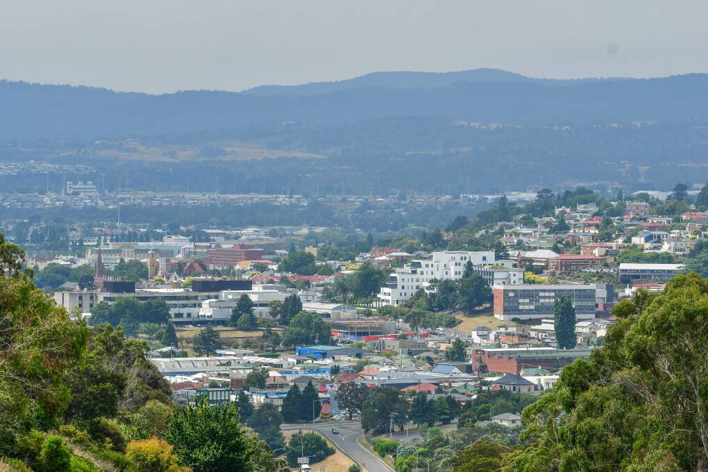 An overcast end to a hot day in Launceston on Tuesday. Picture: Scott Gelston