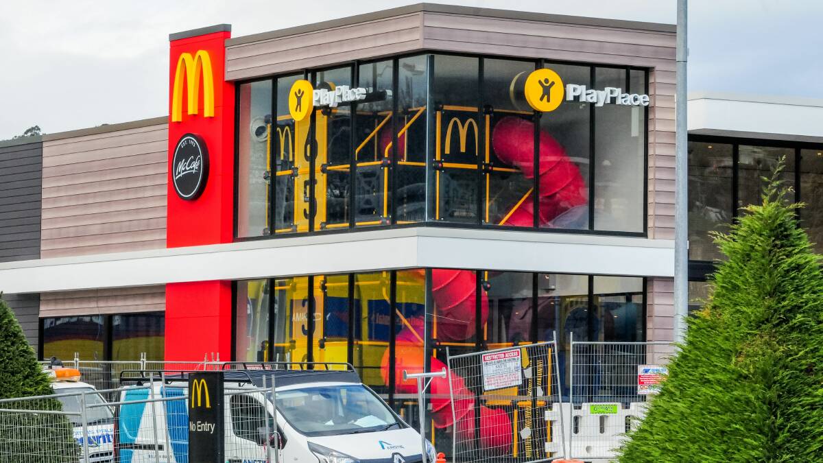 RENEWED: The new McDonald's store on the corner of Wellington and Howick streets. Picture: Neil Richardson