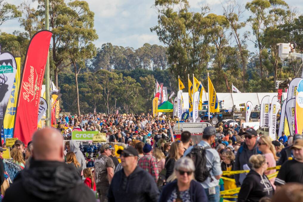 GATHERING: Almost 29,000 people made their way through the gates on Saturday. Pictures: Phillip Biggs
