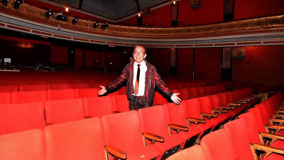 Greg Leong, outgoing artistic director of Theatre North, among the seats of historic Princess Theatre. Mr Leong announced his retirement at the launch of the 2019 season on Wednesday night after five years with the organisation. Picture: Neil Richardson