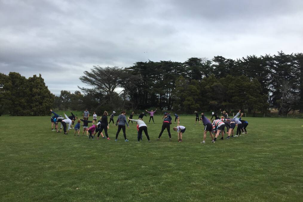 LAUNCHING INTO ACTION: A new weekly activity group in Cressy seeks to bridge the gap between rural communities with exercise. Picture: Supplied
