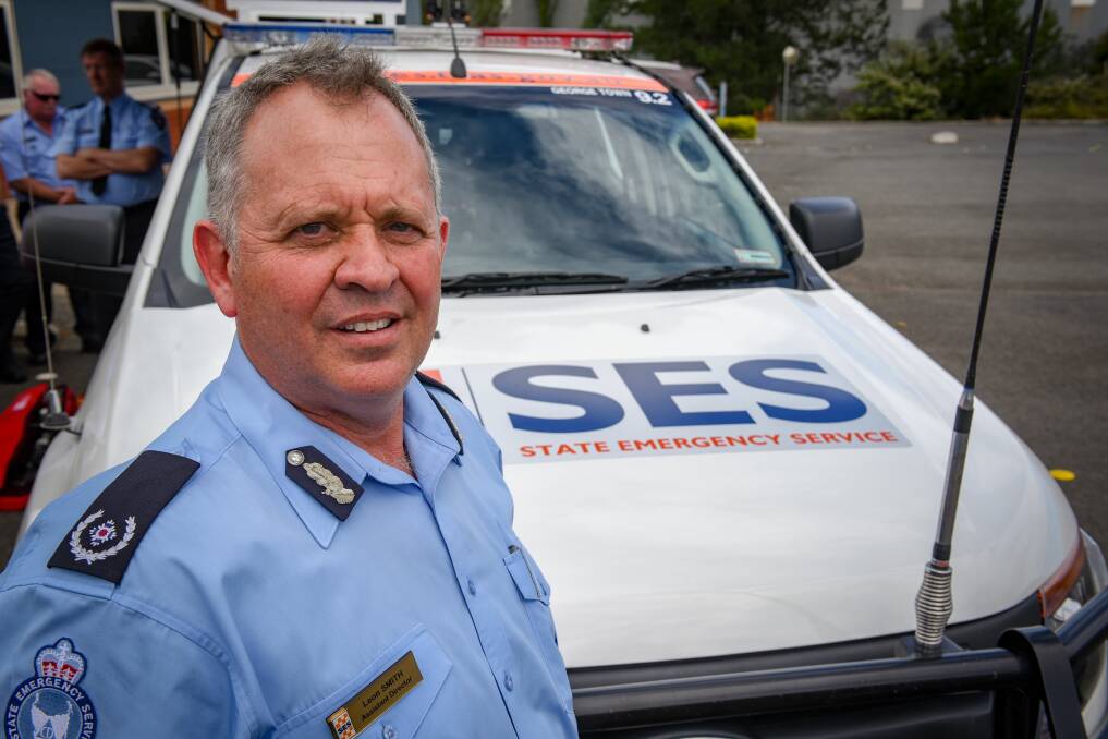 MAINTAIN AWARENESS: SES Assistant Director Leon Smith has encouraged residents in the state's North to stay aware and prepare over the weekend. Picture: Paul Scambler