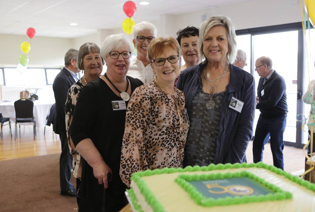 Former Prospect High classmates Jan Knox, Jennifer Crosswell, Barbara McCulloch, Denise Anderson, Vicki Fulton and Pam Dean made up part of the reunion's organising group.