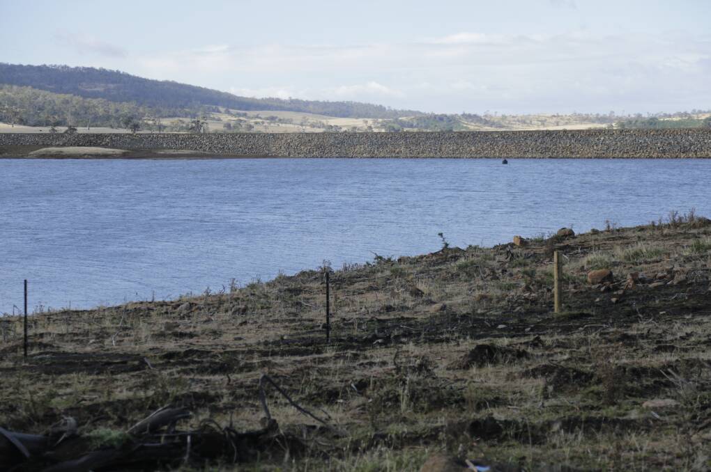 WATERING: Rocklands Dam, part of the now-complete North Esk Irrigation Scheme. Picture: Matt Dennien