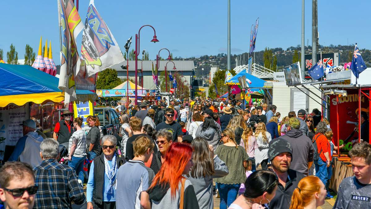 Crowds came out in force for the 2018 Royal Launceston Show - its first outside the traditional three-day format. Picture: Scott Gelston