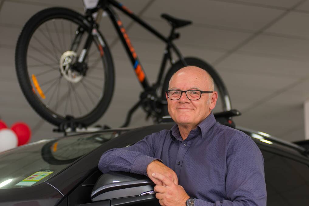PEDAL POWER: Tamar Bicycle Users Group president Malcolm Reid. Picture: Phillip Biggs.