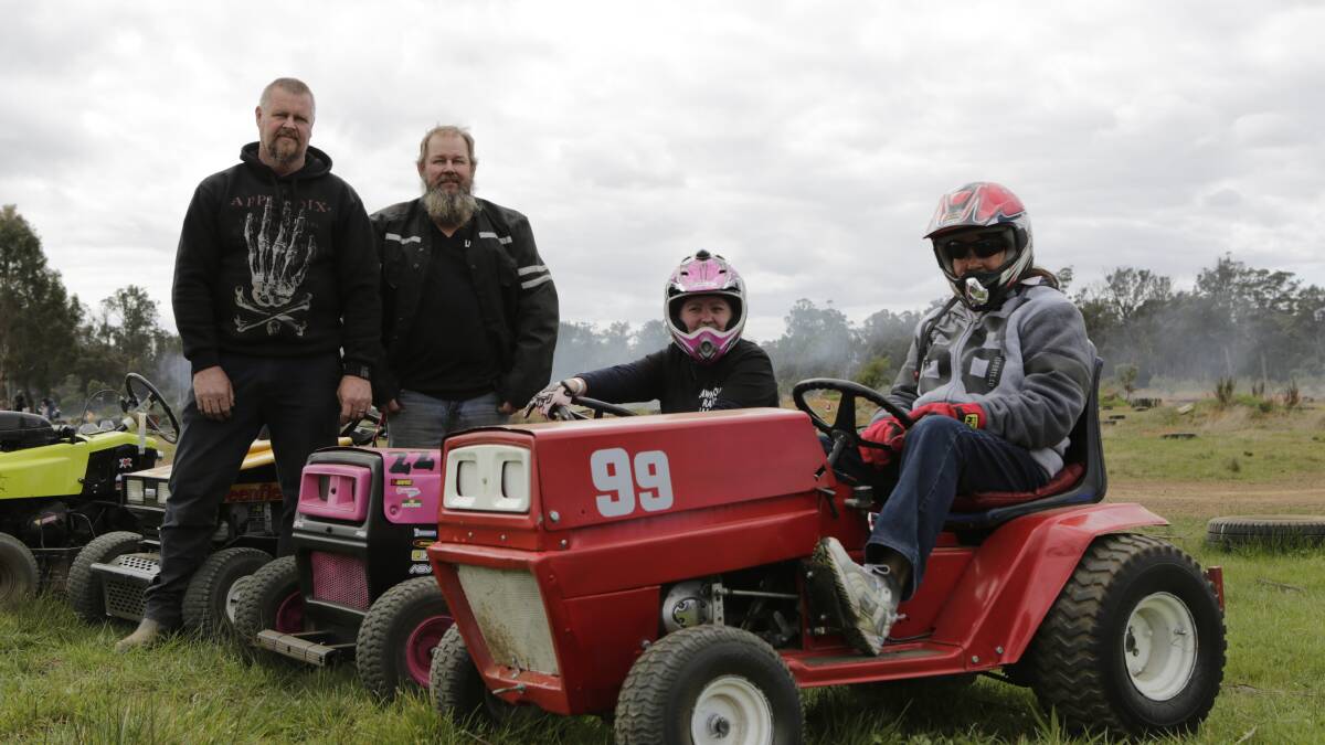 Scenes from Saturday's Lawnmower Racing Tasmania meeting at Powranna.