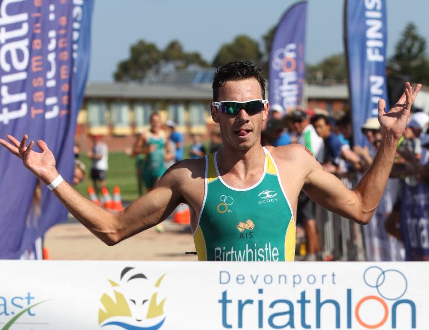Back to compete: Triathlete Jake Birtwhistle to take part in the Devonport Duathlon in a team with draw winners. 