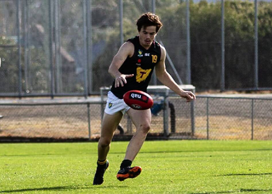 Composed: Thomas Mundy against the Sydney Swans Academy. Picture: Solstice Photography.