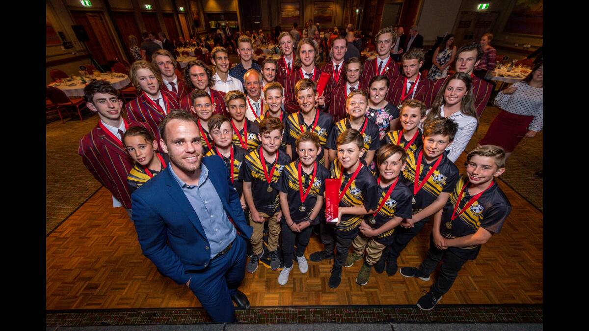 More than 200 people attended The Examiner-IGA 2018 Junior Sports Awards at Country Club Tasmania on Wednesday night. 