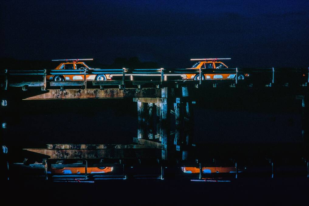 Light painting the Corona in a single long exposure, Princetown, 1989.