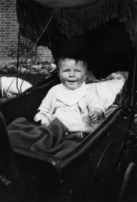 One of George's pictures of his baby son, and my dad, Andrew, 1932.