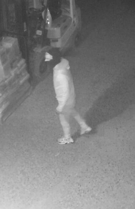 CCTV image from Allans Garden Centre at Prospect Vale.
