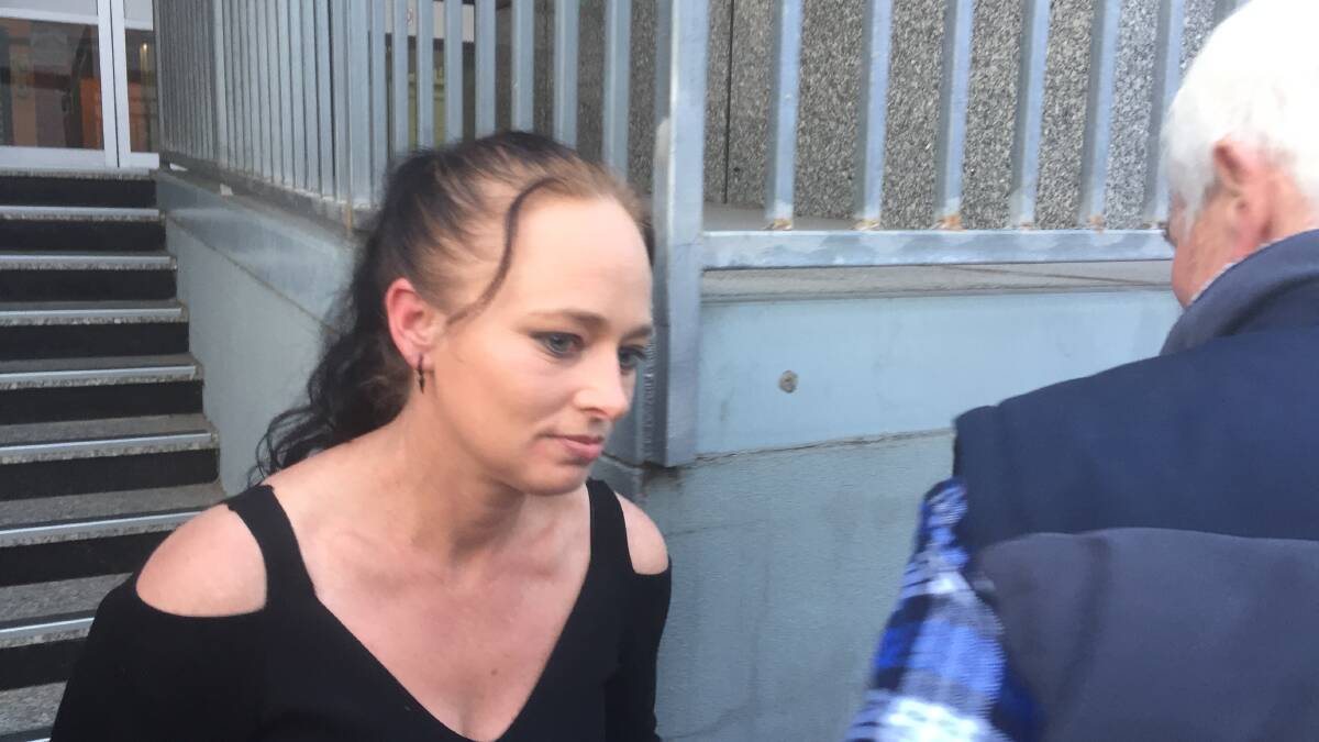 Elizabeth Anne Quill outside the Launceston Magistrates Court after receiving a three month suspended jail sentence in June for causing death by negligent driving in 2018. She has appeared in court twice since then.