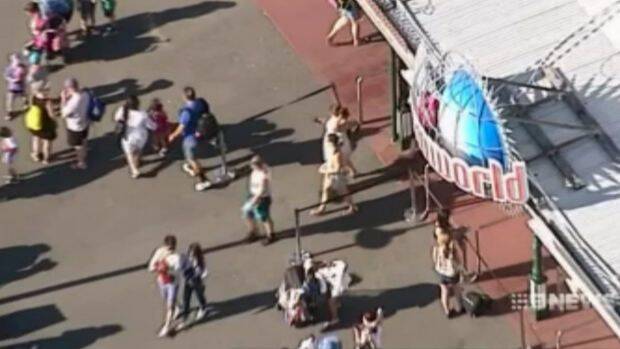 Dreamworld will remain closed after the tragedy. Photo: Nine News
