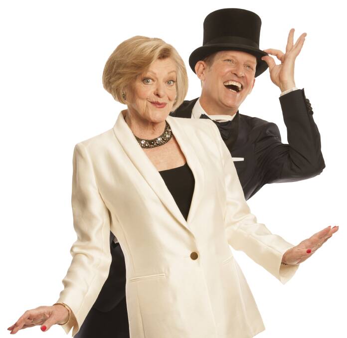 LEGENDS: Nancye Hayes and Todd McKenney take to the Princess Theatre stage on Thursday. Picture: Supplied
