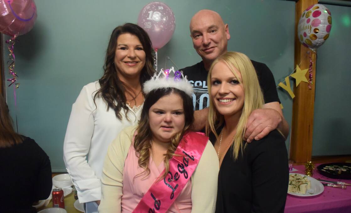 Surrounded by friends and family, Colby Withers danced the night away at St Patrick's Football Clubrooms on Saturday. Eighteen year ago, she entered the world in the Launceston Airport carpark.