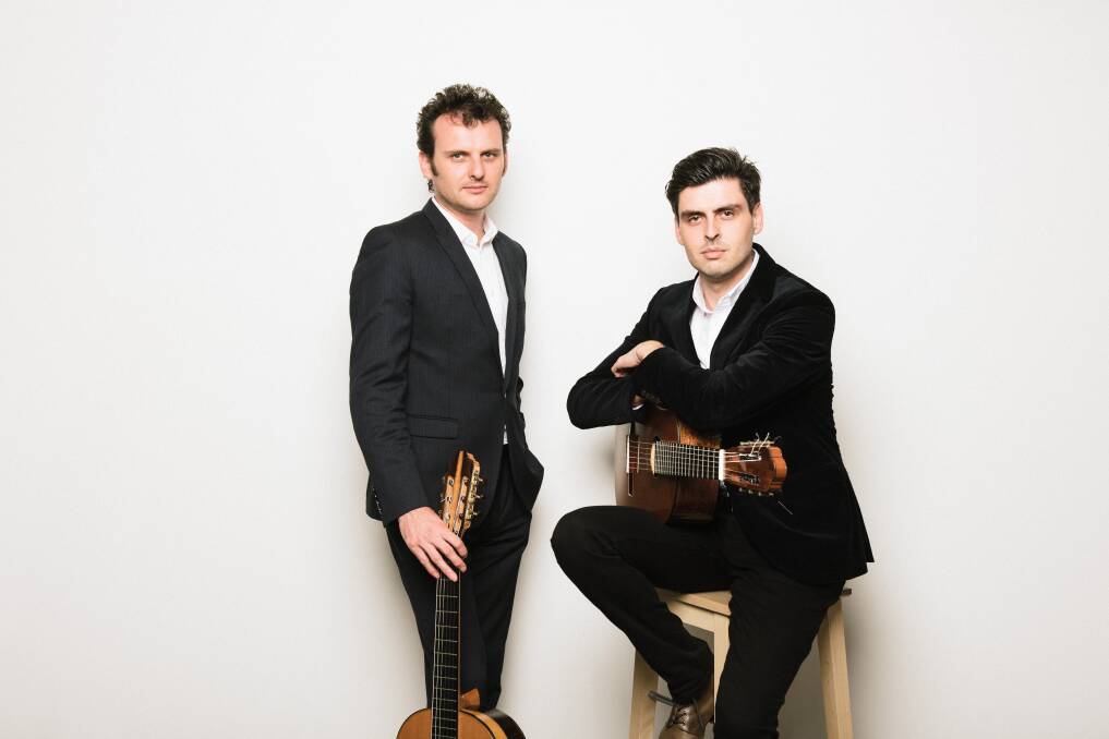 STRINGED SERENADE: The Grigoryan Brothers, Slava and Leonard, will perform in Launceston early next month. Picture: Supplied/ RazMusicPortrait