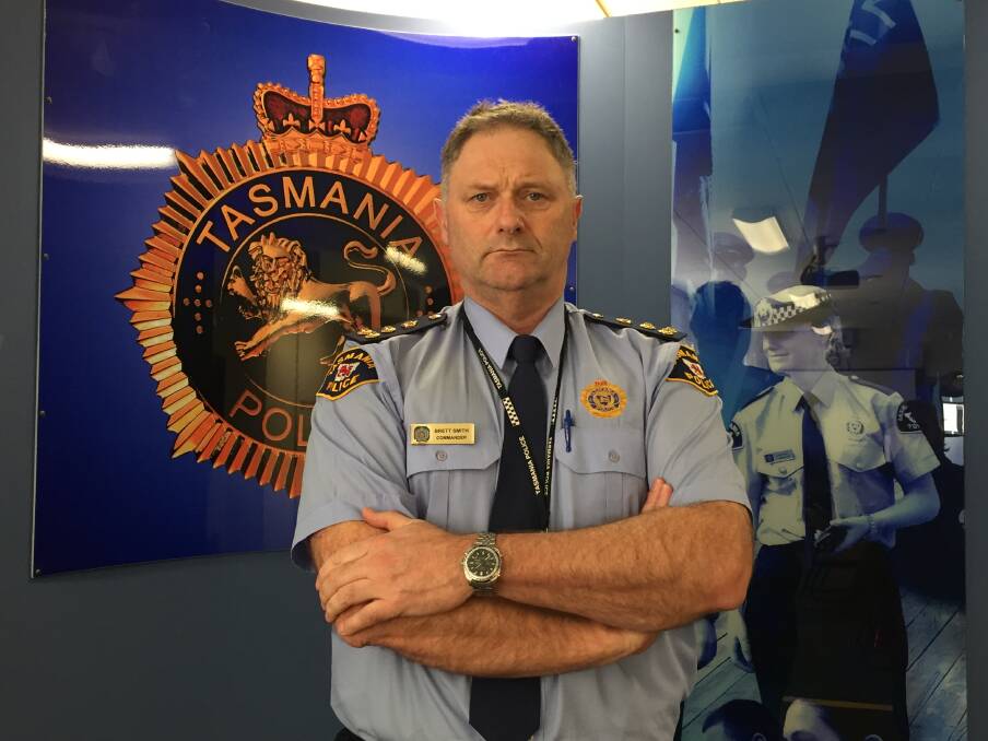 ASSAULTS ON POLICE: Tasmania Police Northern District Commander Brett Smith says enough is enough. Picture: Tess Brunton