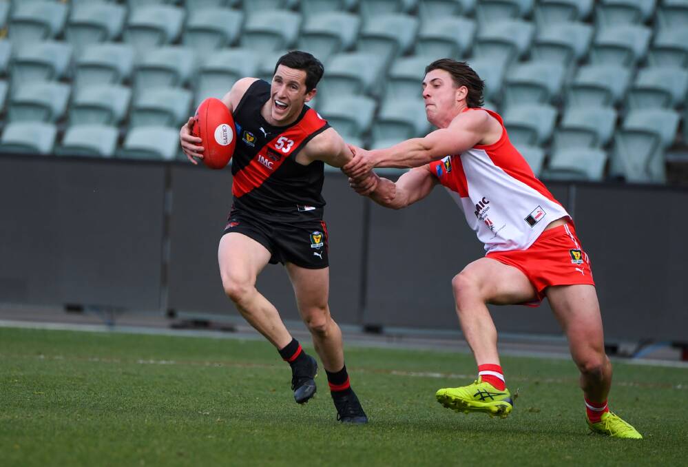 HARMLESS: Jake Laskey's debut for North Launceston was full of turns and twists. Picture: Neil Richardson