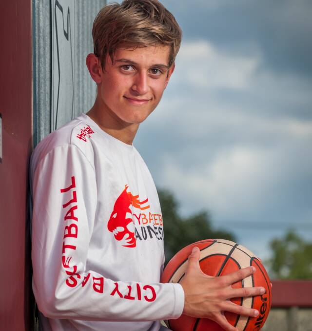 ACCOMPLISHED: Teenage basketball star Laccie Maynard is just starting to fulfill his unlimited potential. Picture: Phillip Biggs
