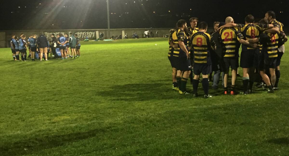 BREATHER: AMC Vikings and Launceston reflect on the lopsided derby clash on Friday night.