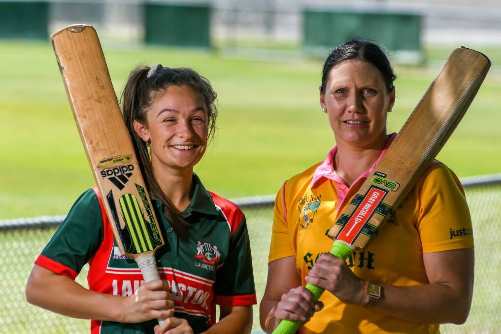 ON THE SAME PAGE: Victoria Geale and Belinda Wegman will forget club rivalry to represent Cricket North this month.