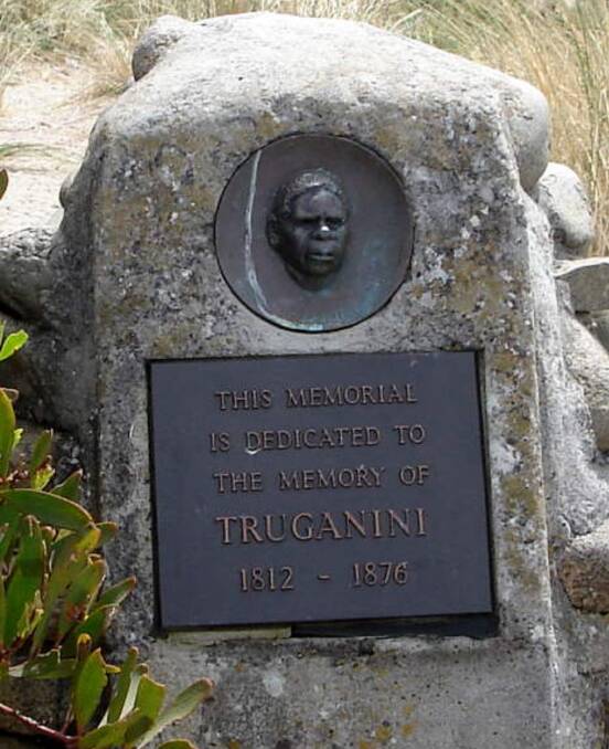 TOUCHING TRIBUTE: The memorial to Truganini, one of the last Nuenonne people to live on Bruny Island, more than a century after her remains were found and cremated.  