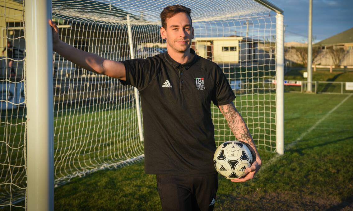 STAYING PUT: Goalkeeper Niko Giantsopoulos has given new leadership to Launceston City. Picture: Paul Scambler